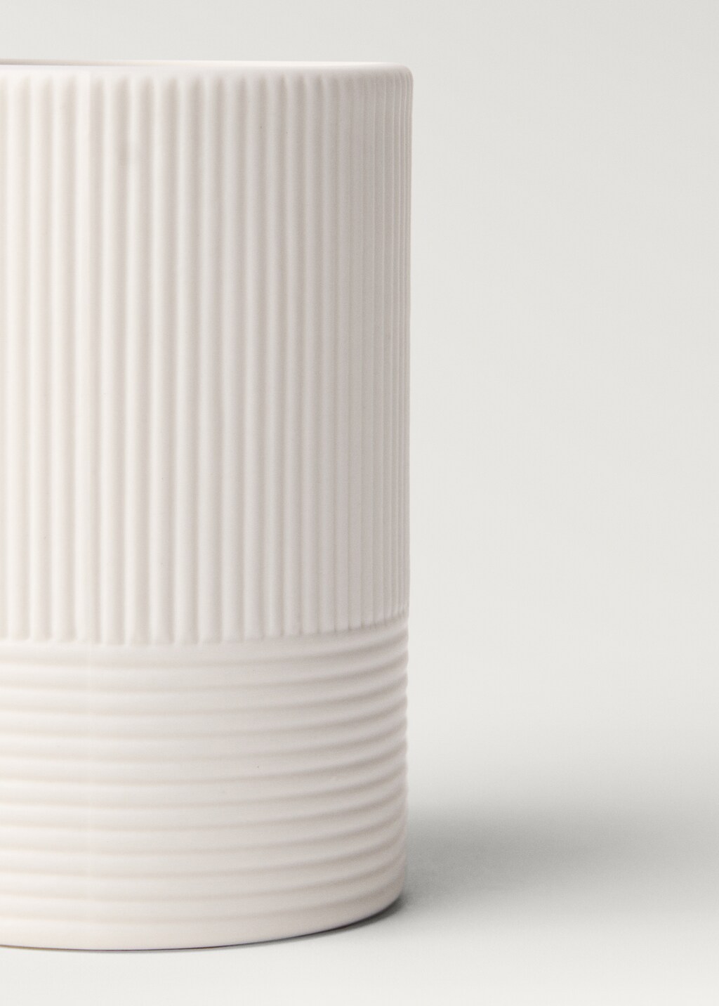 Brush holder white - White