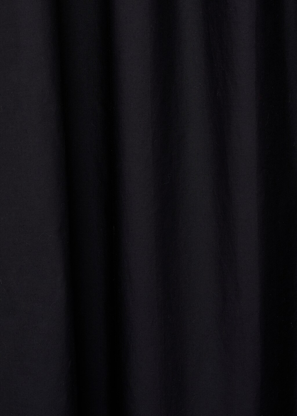 Flared dress with ruffled hem - Black