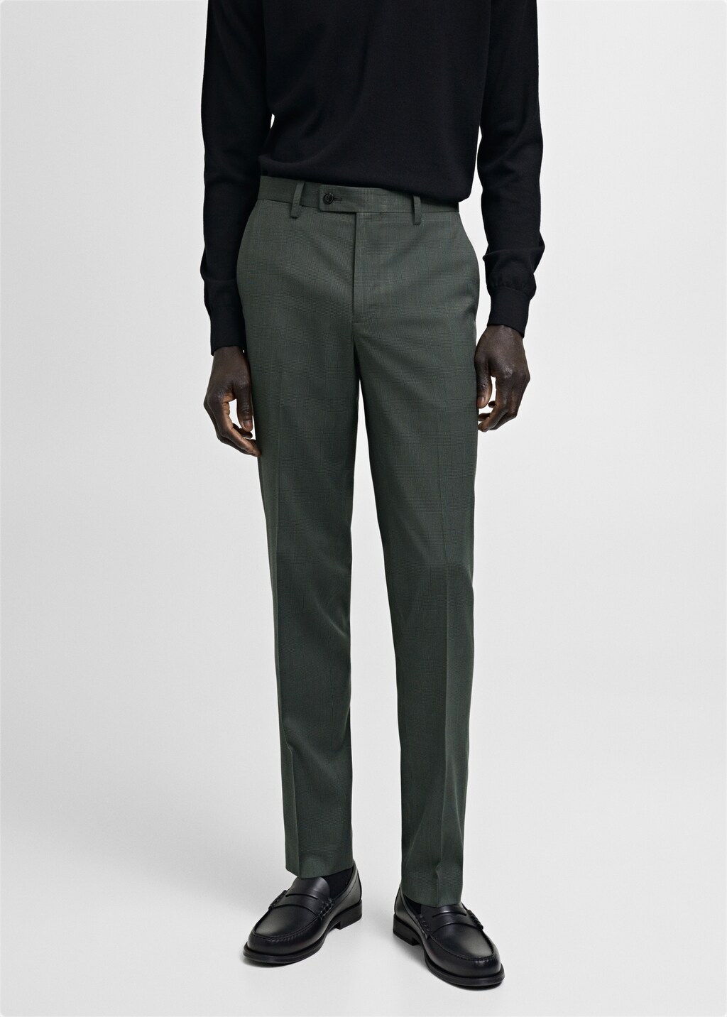 Milan slim-fit suit trousers - Grey