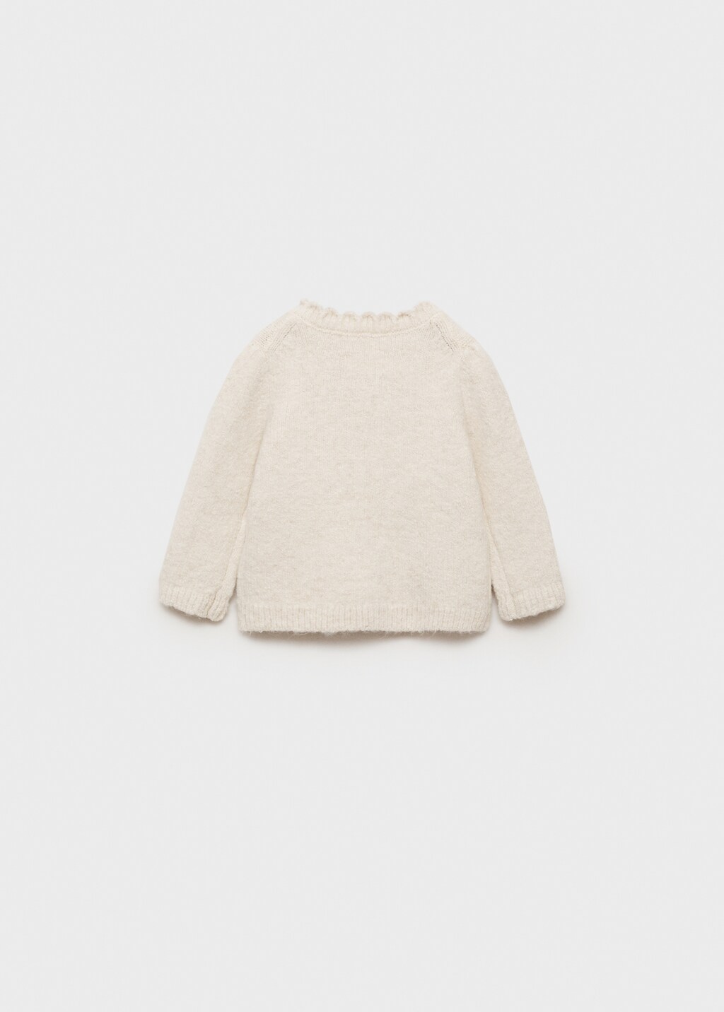 Knit cardigan - Ecru