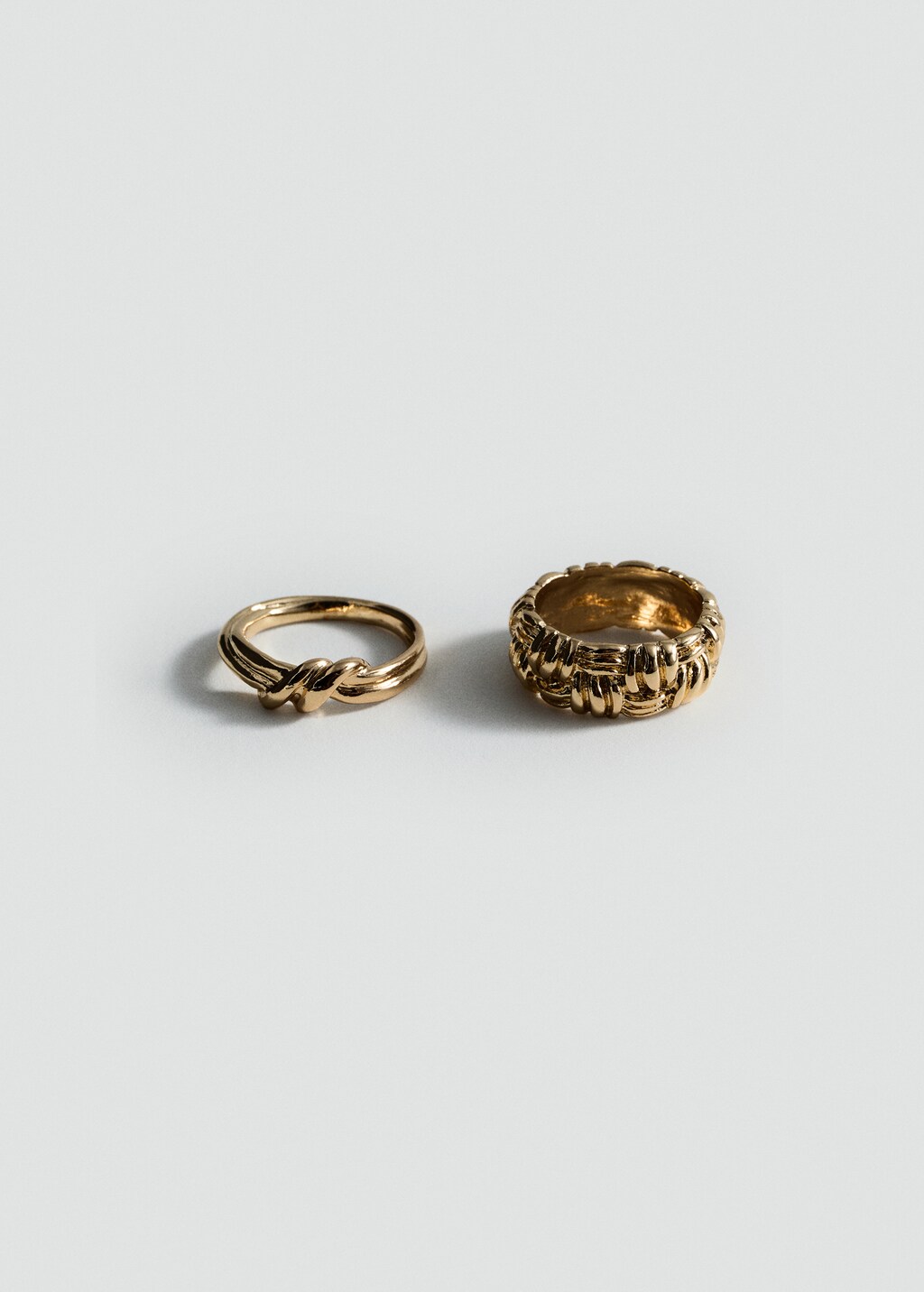 Set of combination rings - Gold