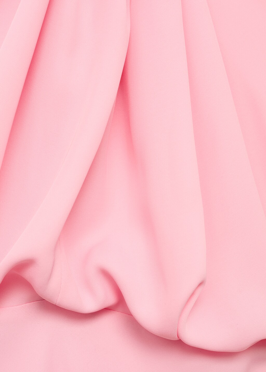 Halter dress with back opening - Pink