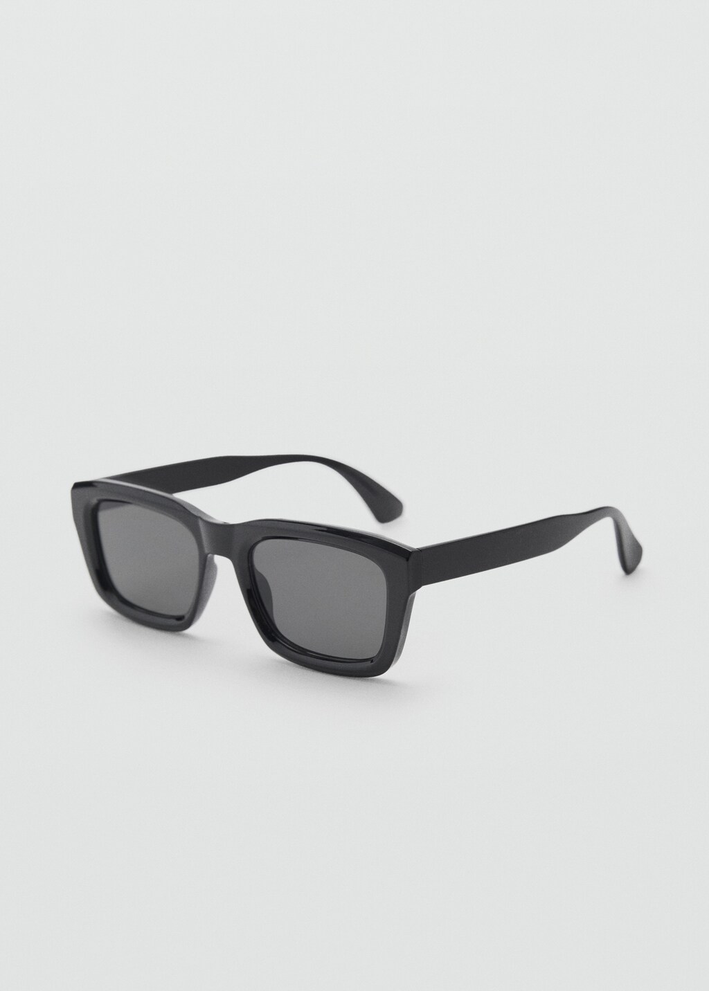 Rectangular-frame sunglasses - Black