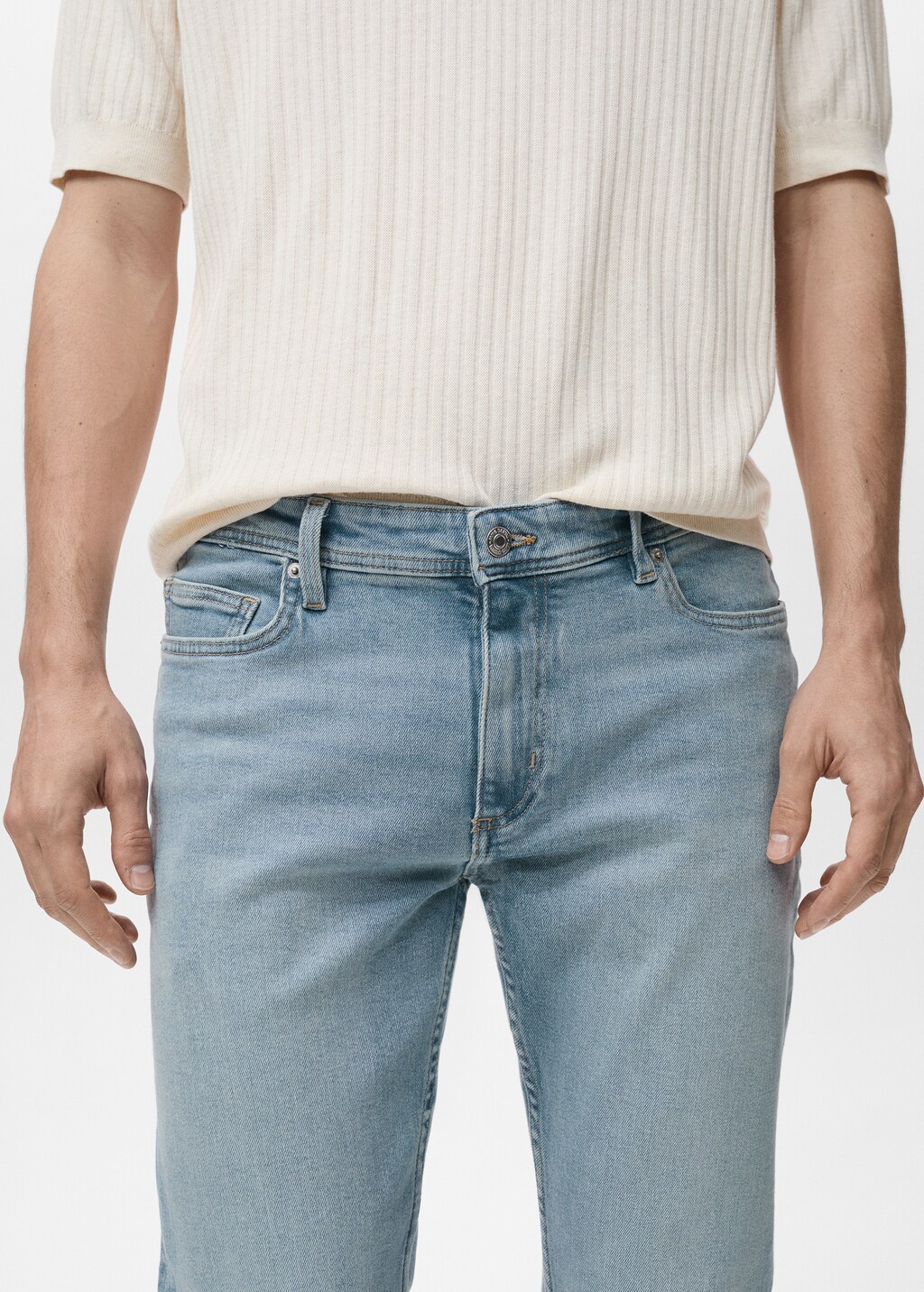 Slim fit black Jan jeans - Black denim