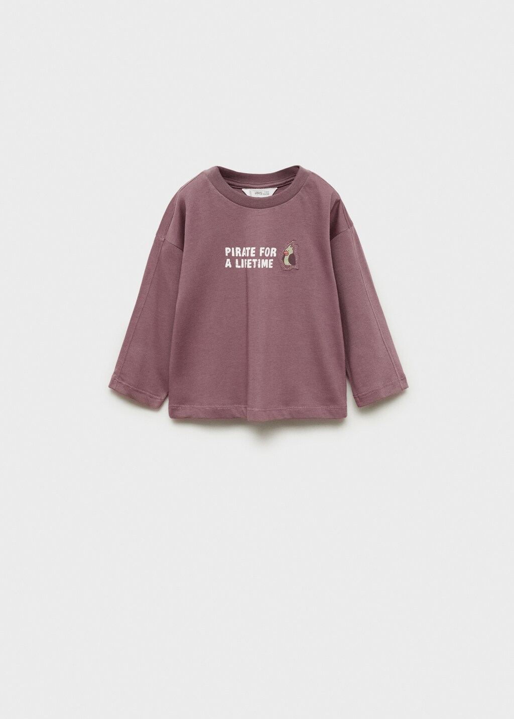 Message cotton T-shirt - Cherry
