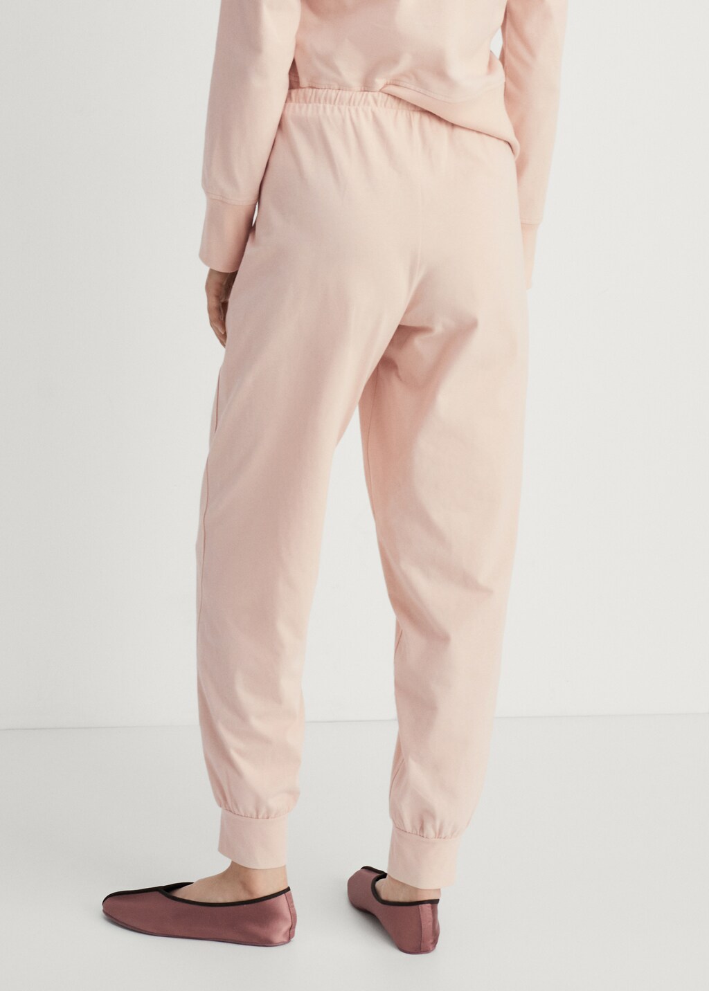 Cotton trousers with soft finish - Aqua Green