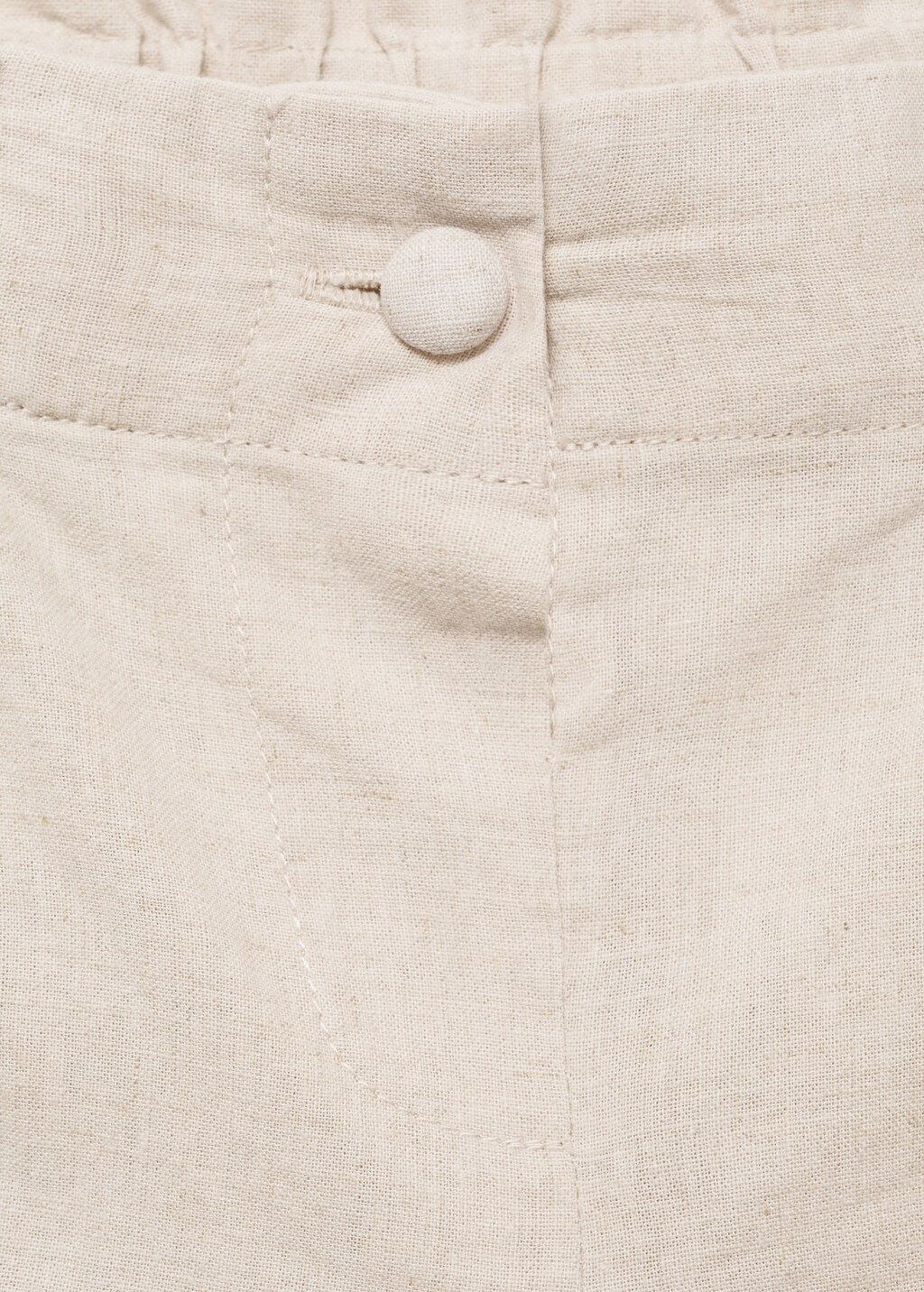 Linen-blend trousers - Pink