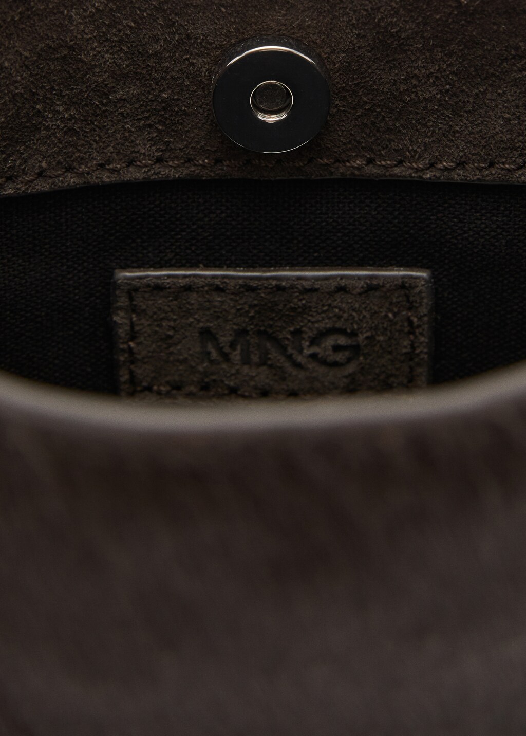 Cow leather shoulder bag - Blue