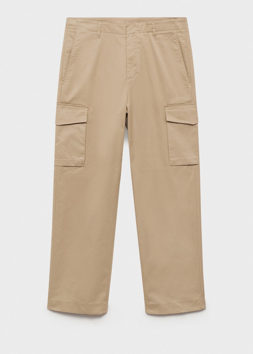 Relaxed-fit cargo trousers - Medium Brown