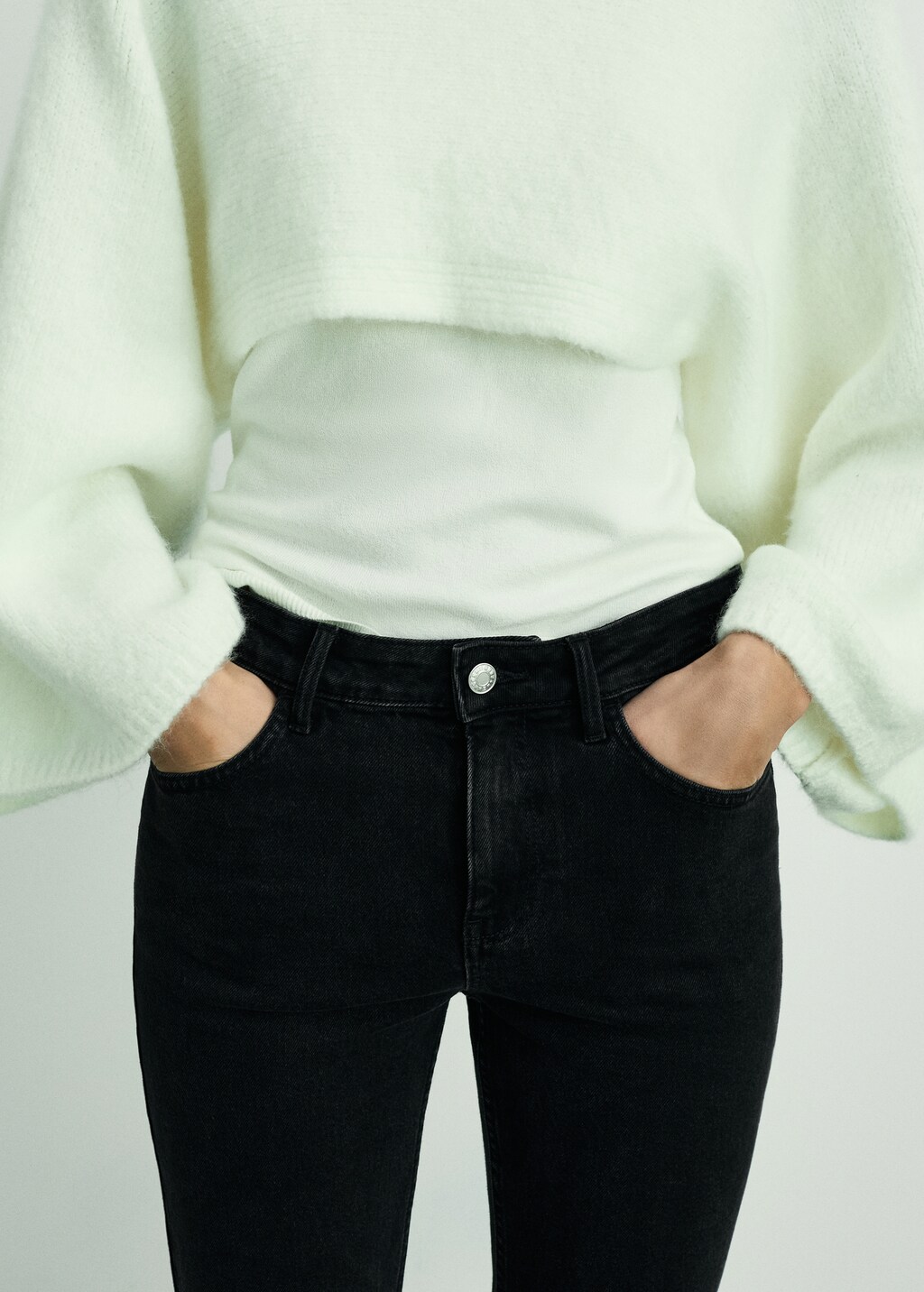 Fiona flared mid-rise jeans - Medium Blue