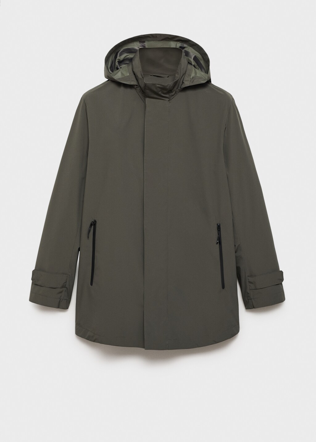 COOLMAX® technology waterproof parka - Tobacco Brown