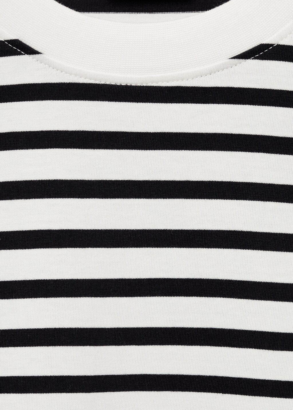 100% cotton striped t-shirt - Dark Navy