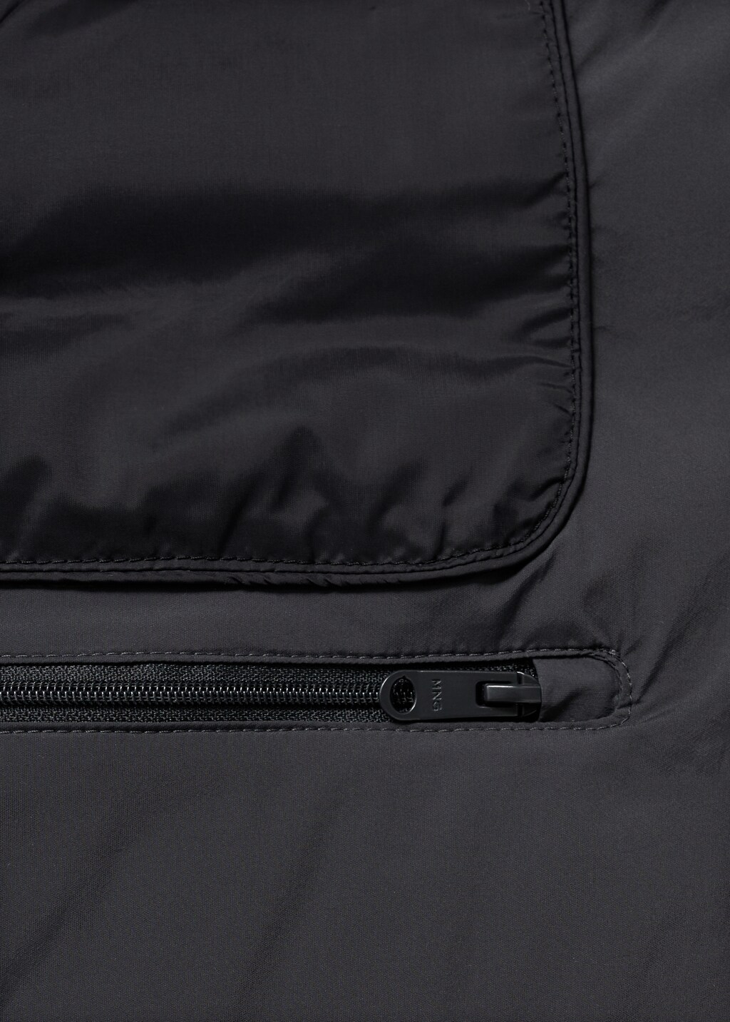 Quilted gilet with feather filling - Tobacco Brown