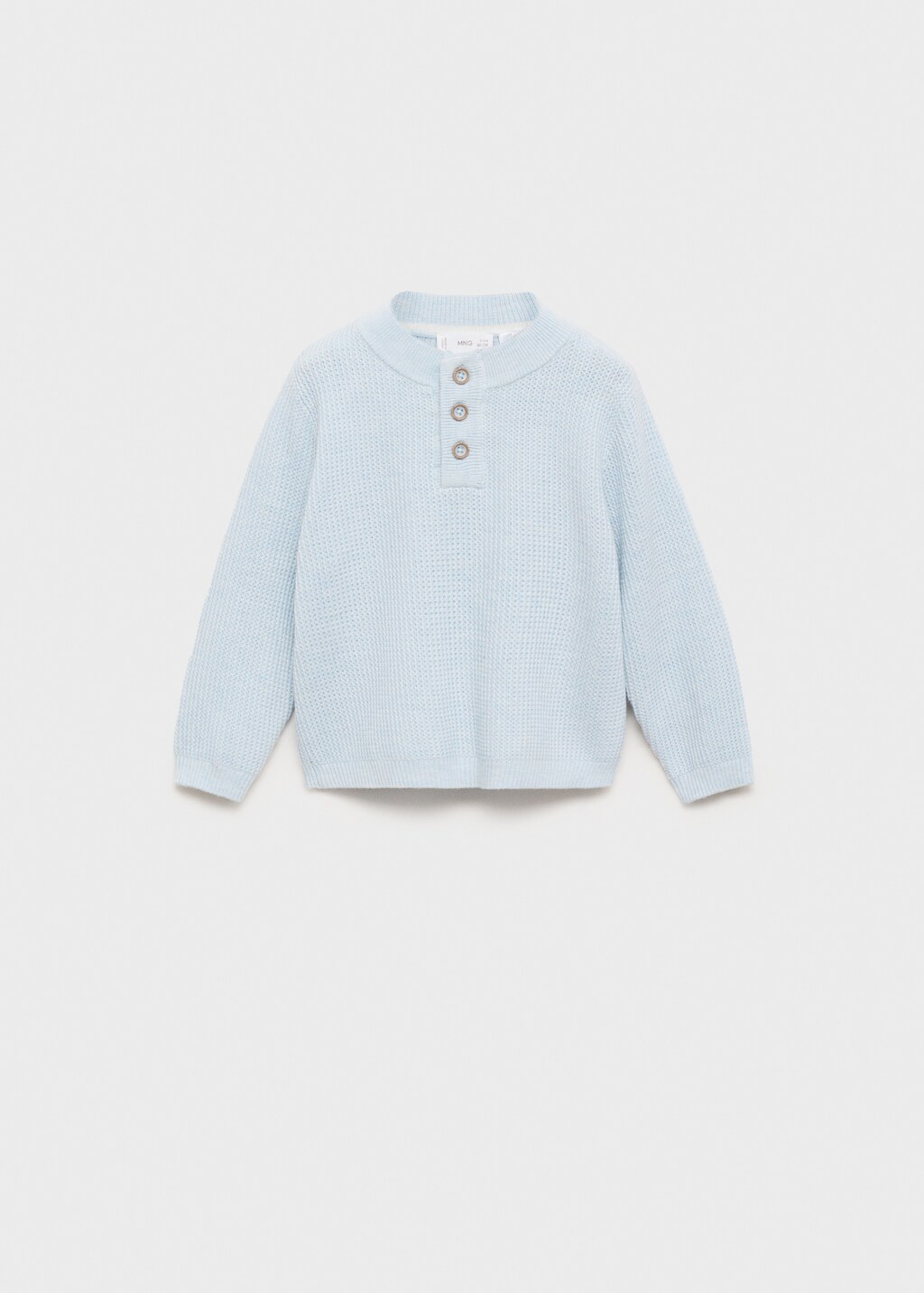 Knitted cotton sweater - Dark Navy