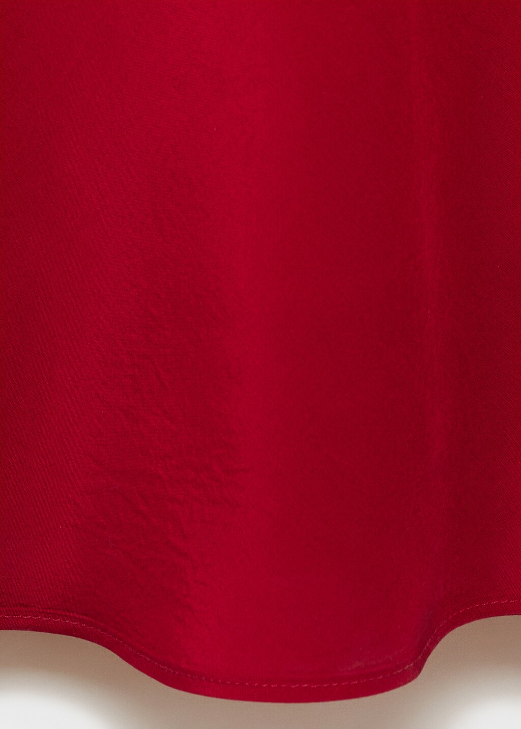 Satin midi dress - Wine