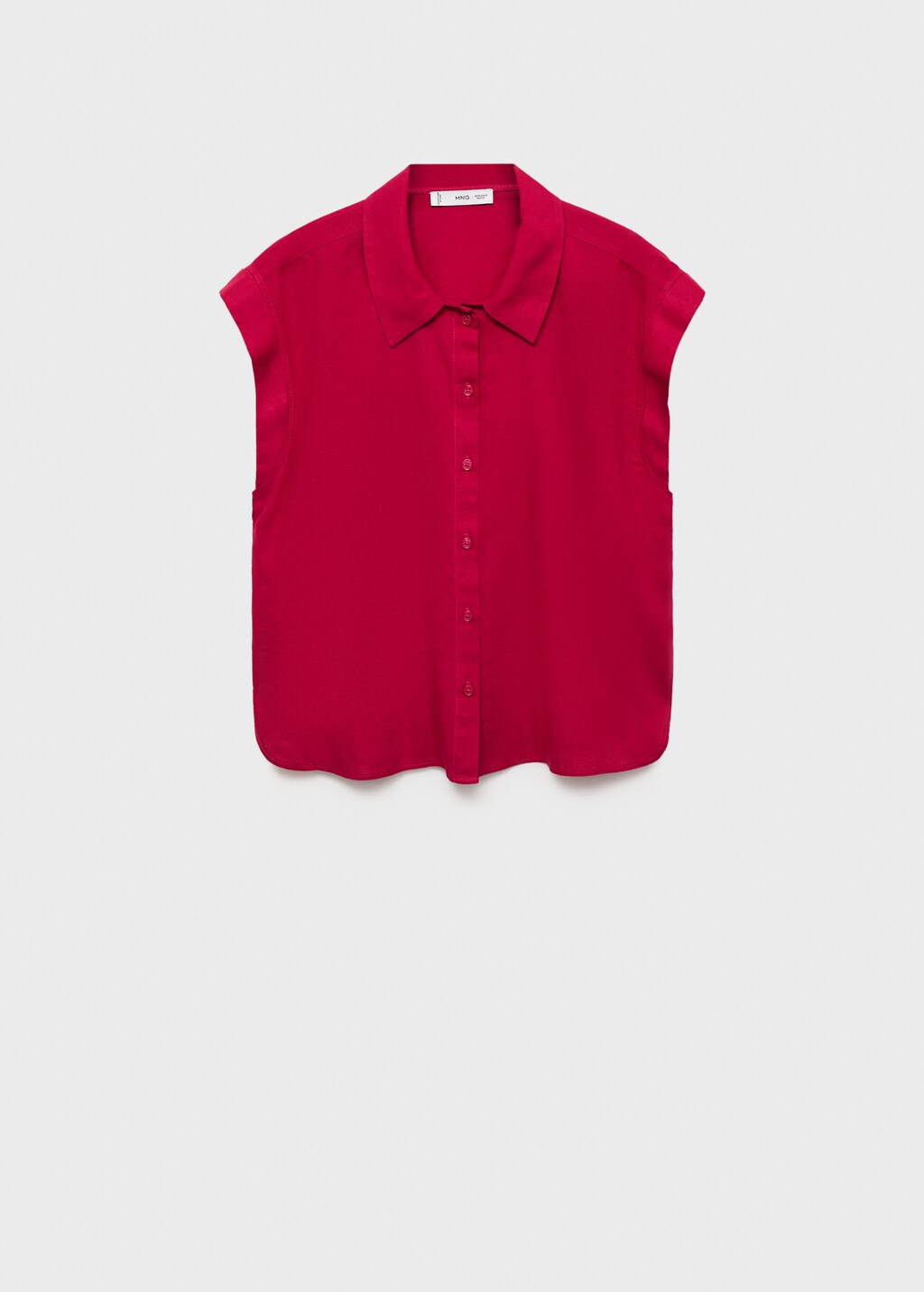 Flowing linen blouse - White