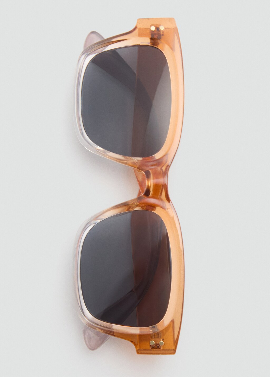 Gradient-frame sunglasses - Ochre