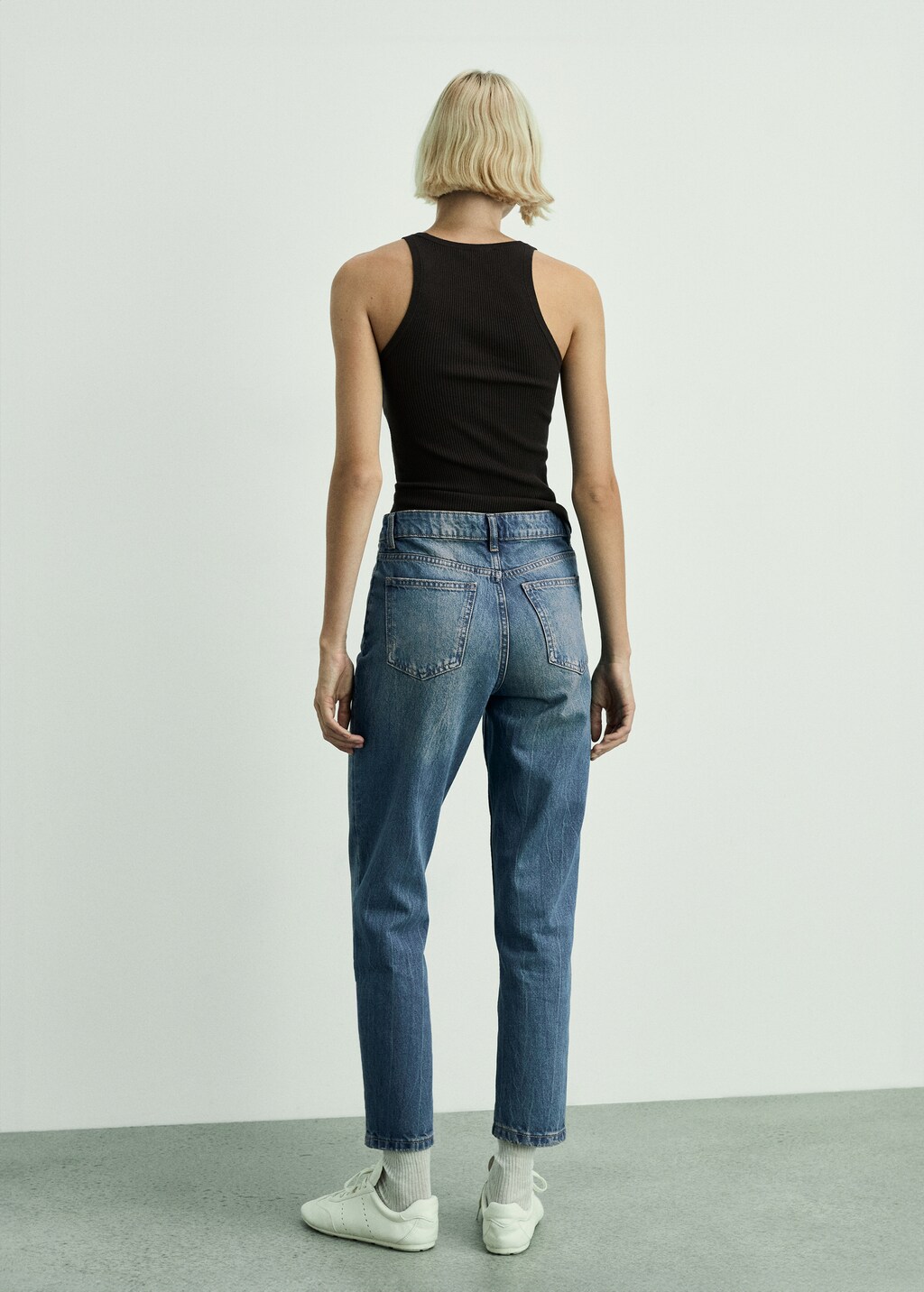 Mom2000 high-rise jeans - Black denim