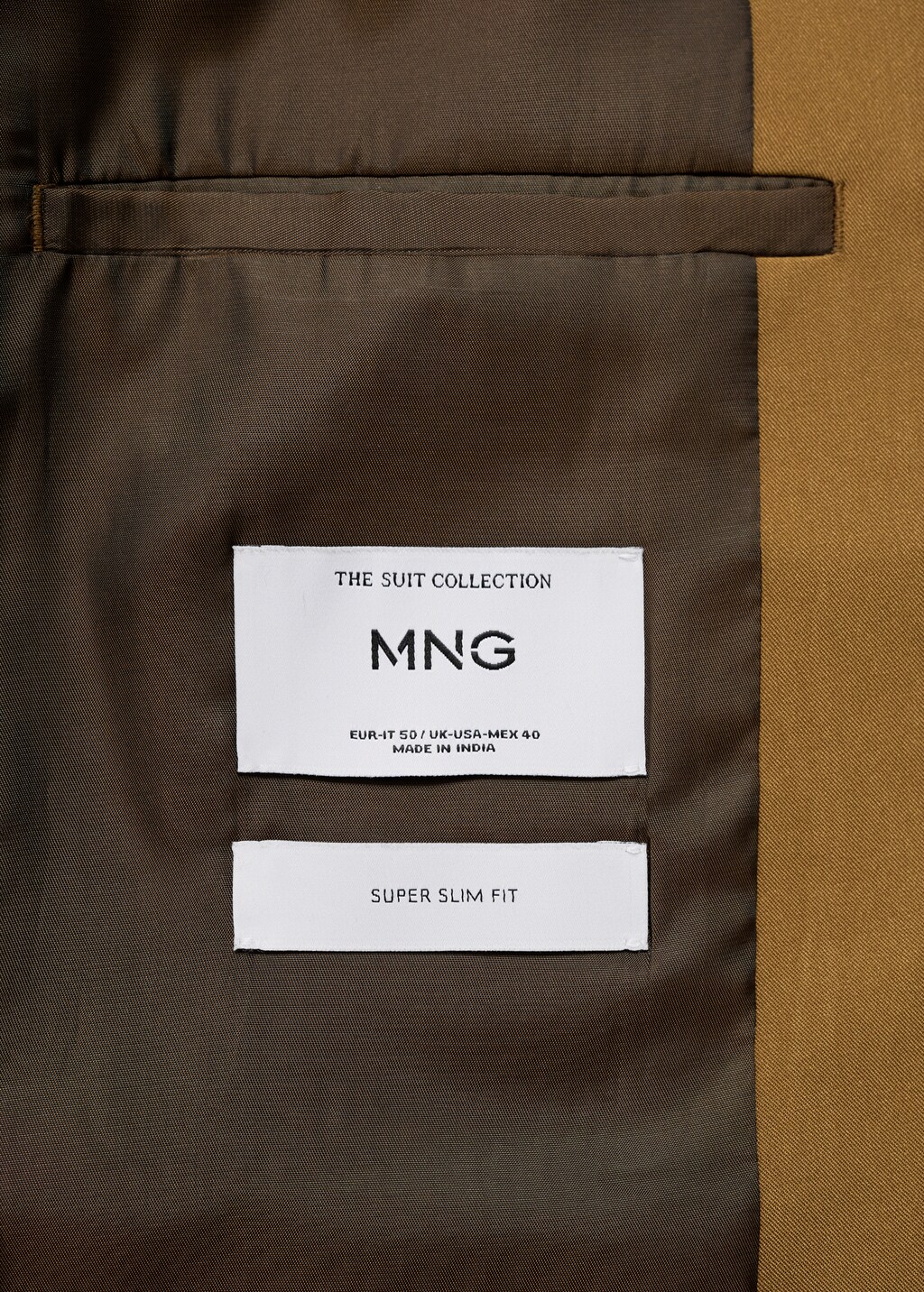 Super slim-fit suit jacket in stretch fabric - Grey