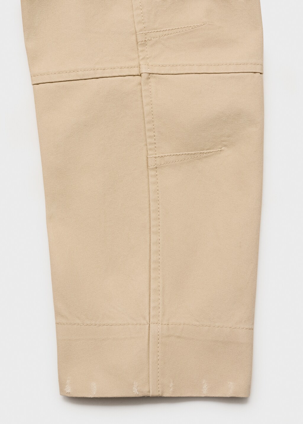 Cotton jacket with contrasting collar - Khaki