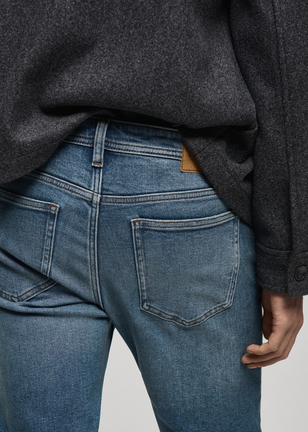 Slim fit black Jan jeans - Black denim