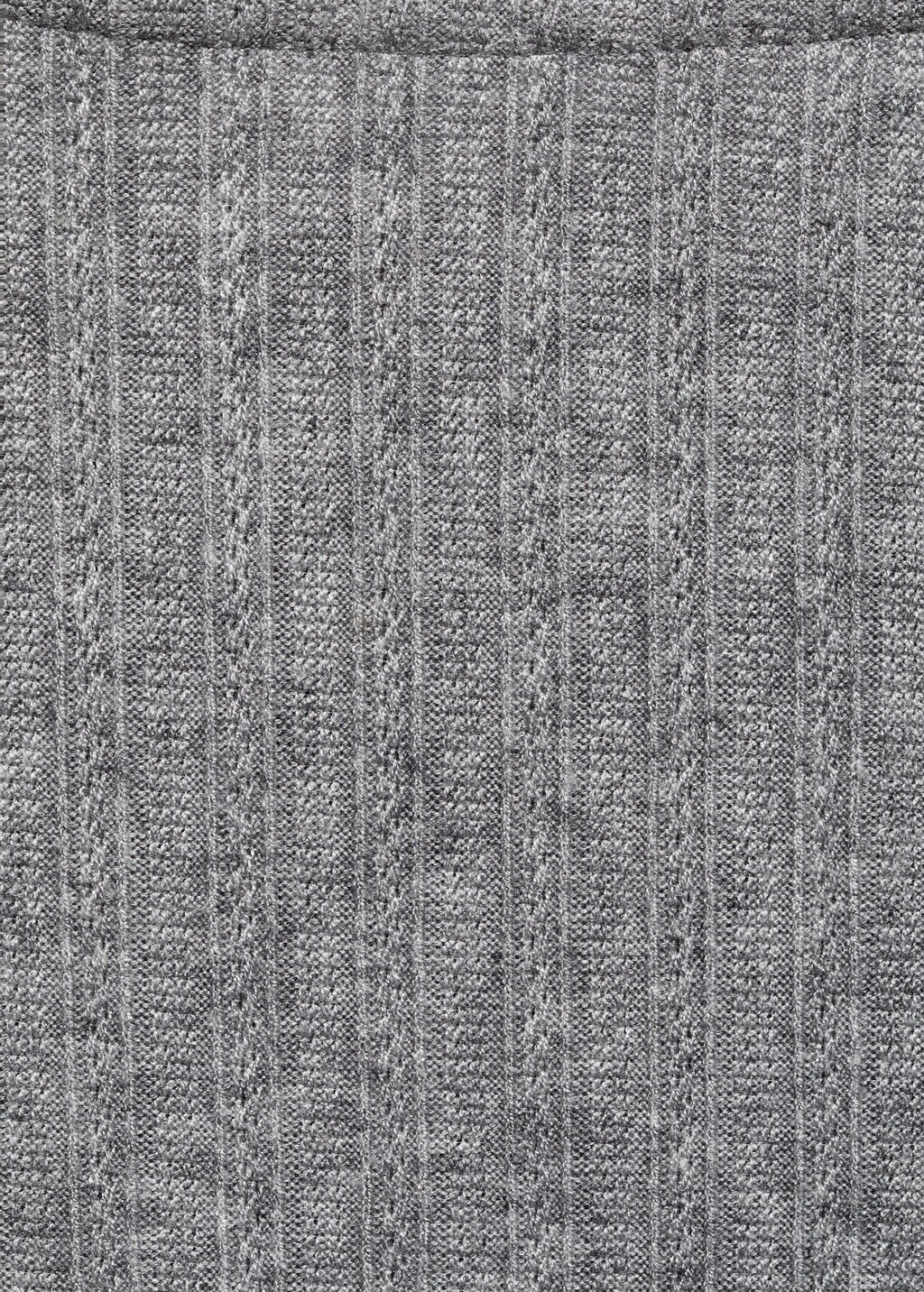 Long-sleeved pointelle t-shirt - Light/Pastel Brown