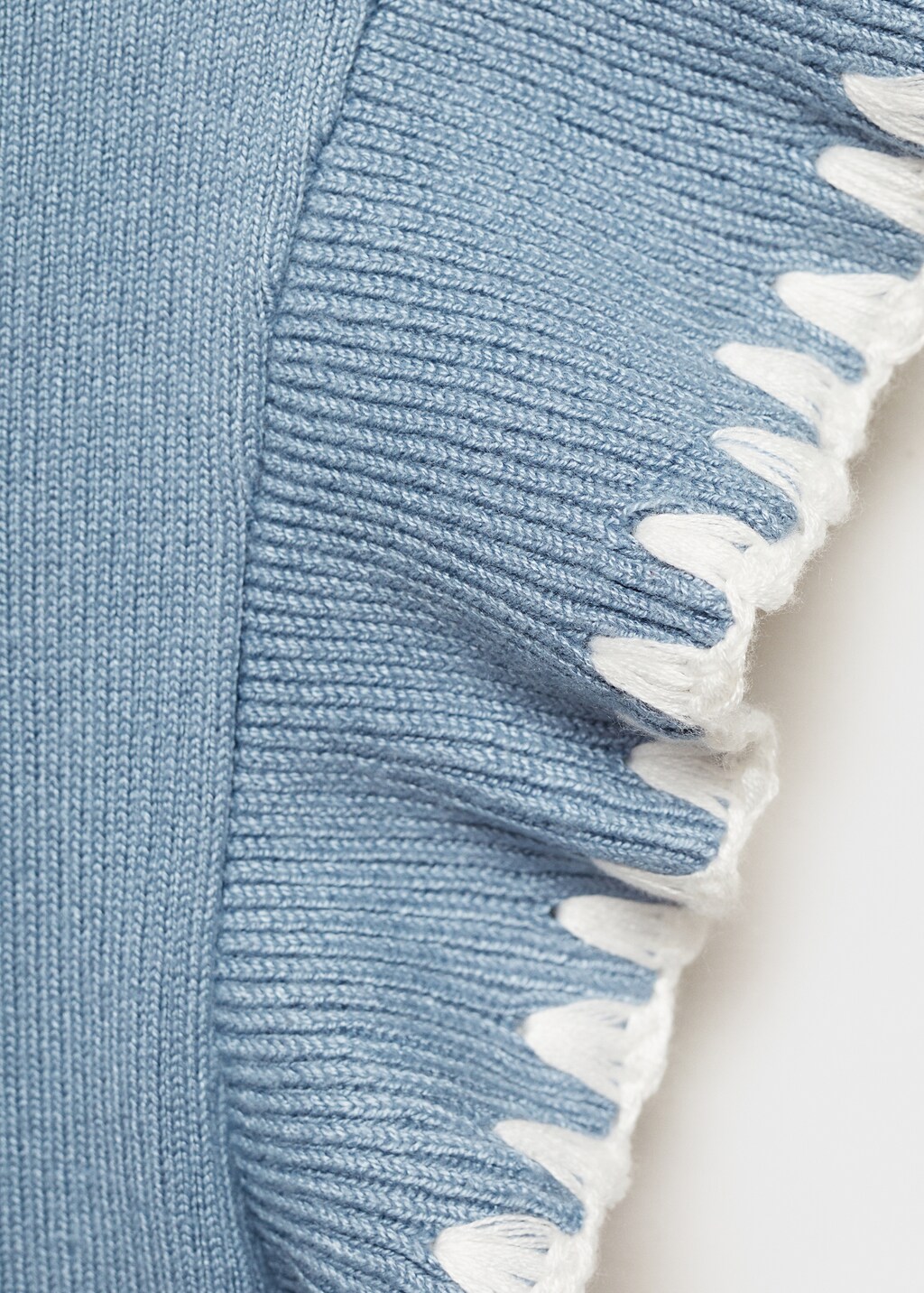 Ruffle detail top - Off White