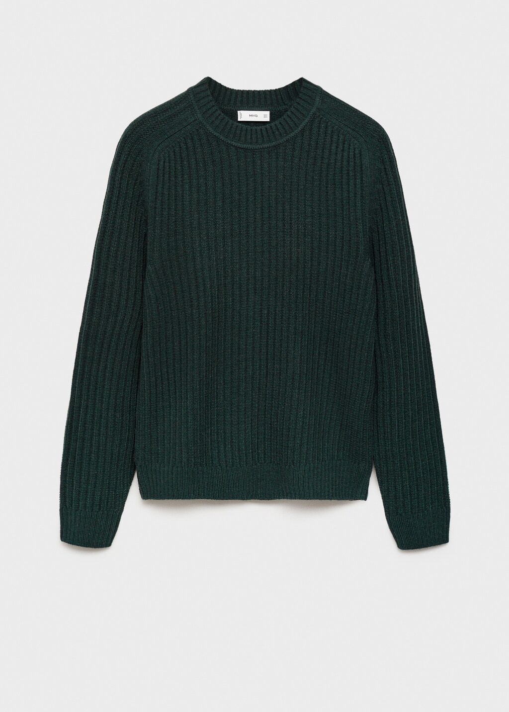 Wool-blend rib-knit sweater - Coffee
