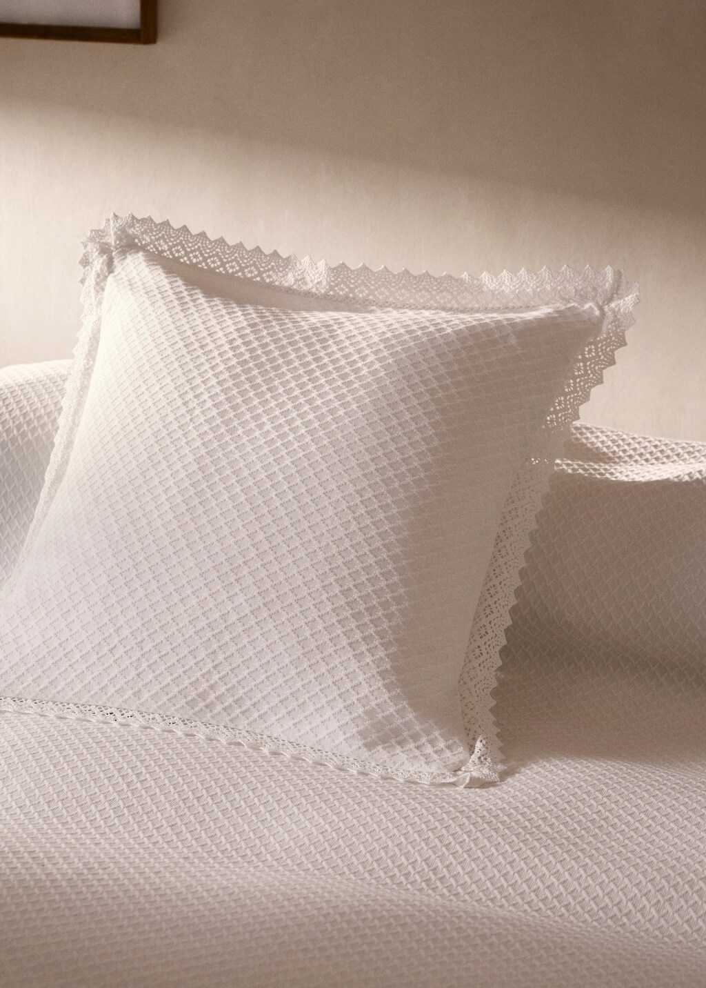 Bed cushion cas susy - White