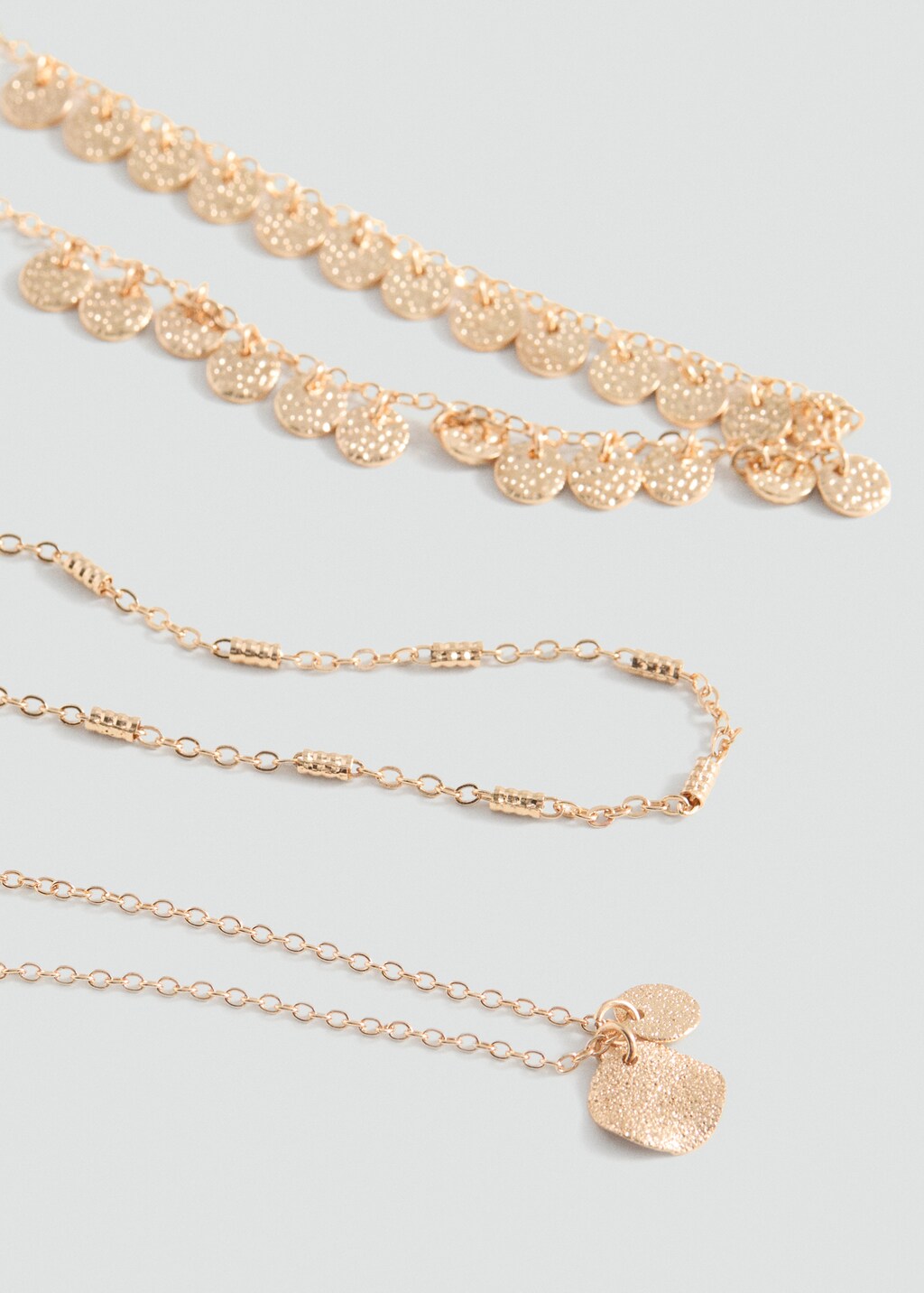 Chain necklace set - Gold