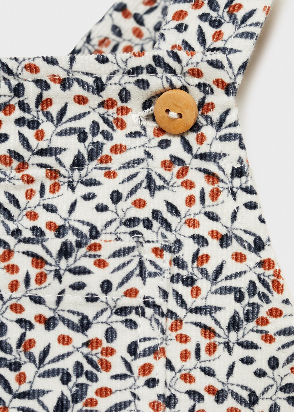 Soft long dungarees - Off White