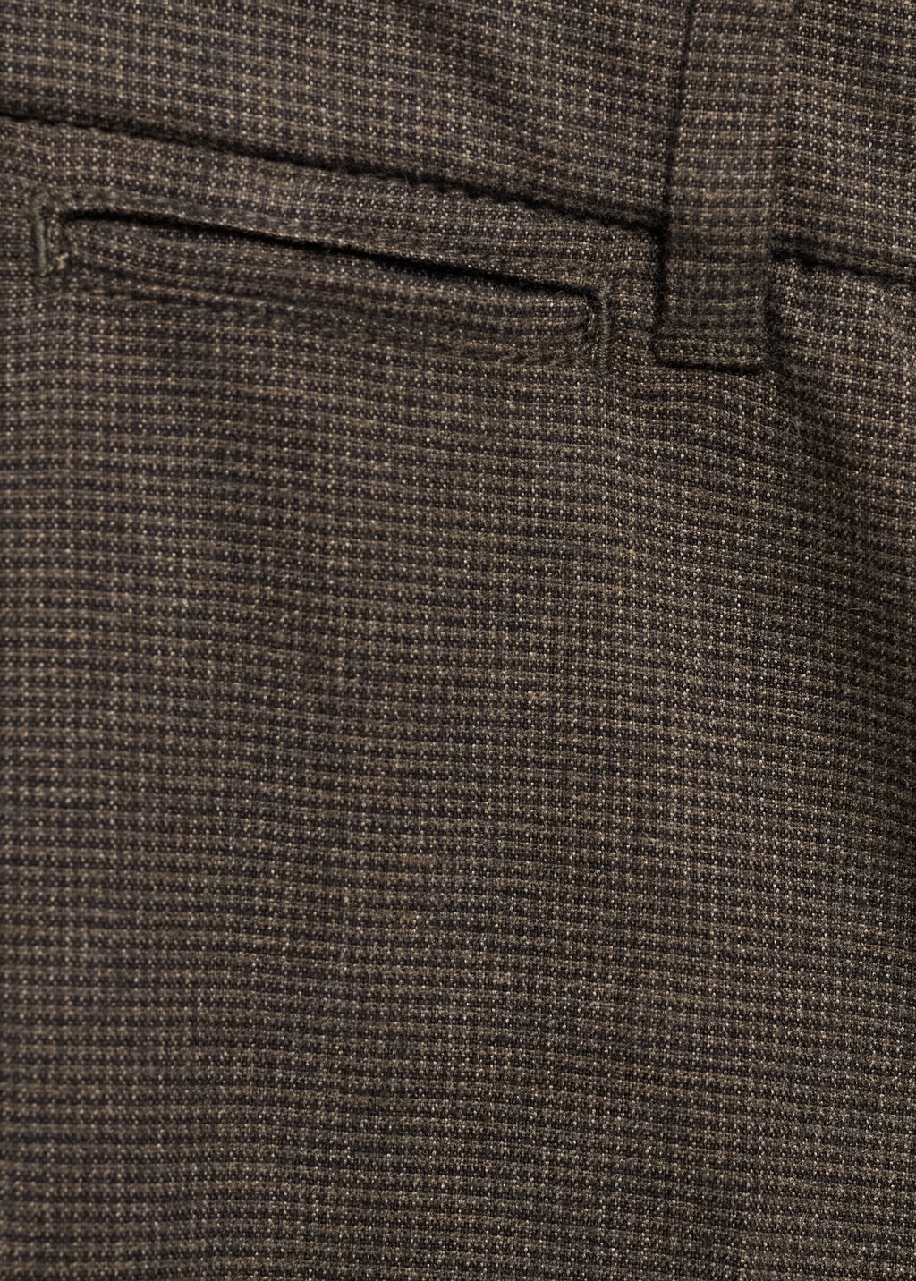 Regular-fit flannel trousers - Light Heather Grey