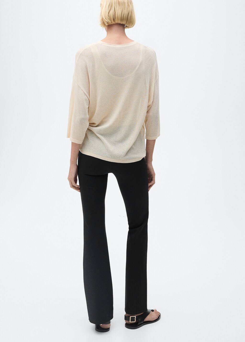 Flared leggings - Black