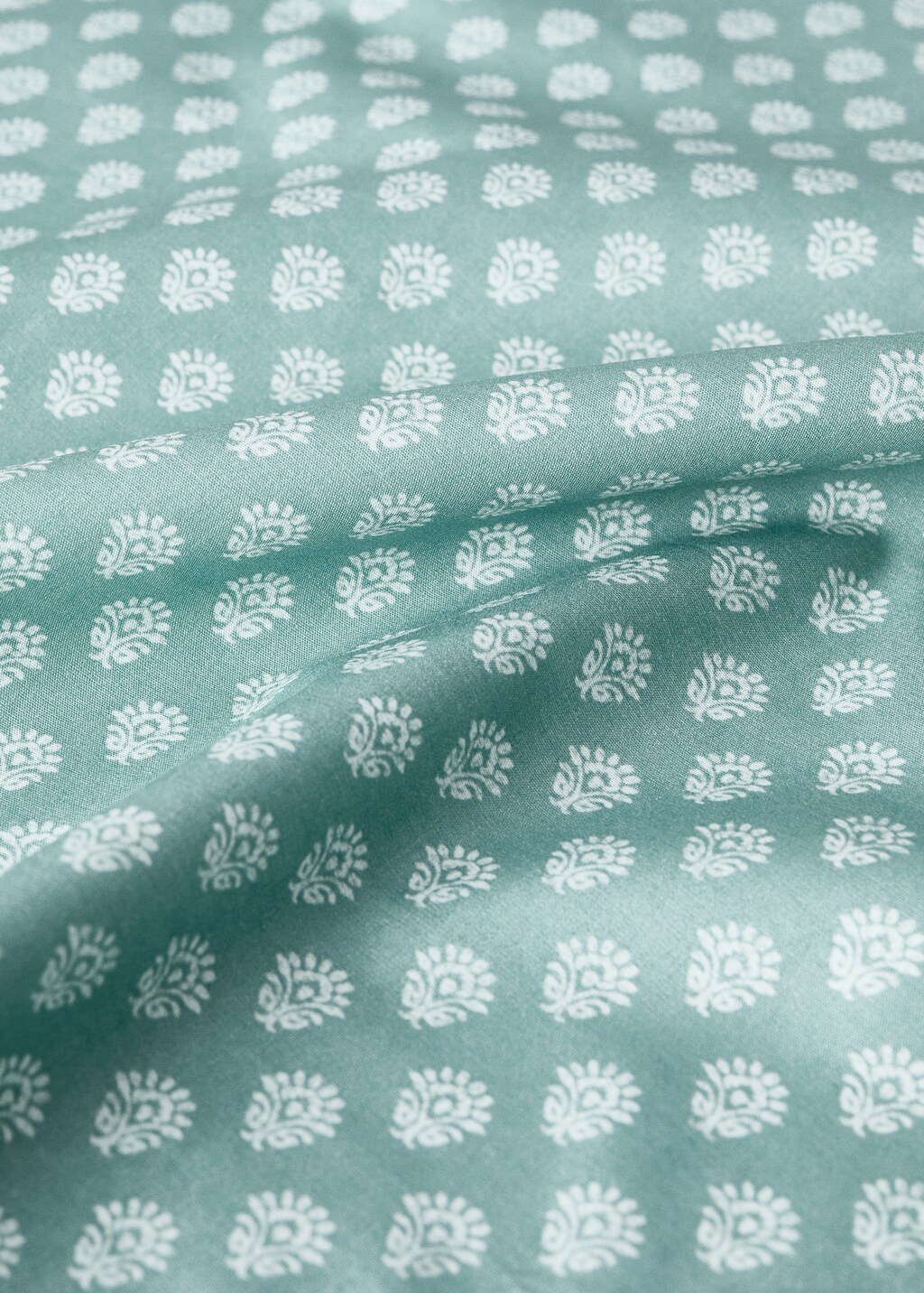 Washed cotton flat sheet 160x280cm - Forest Green