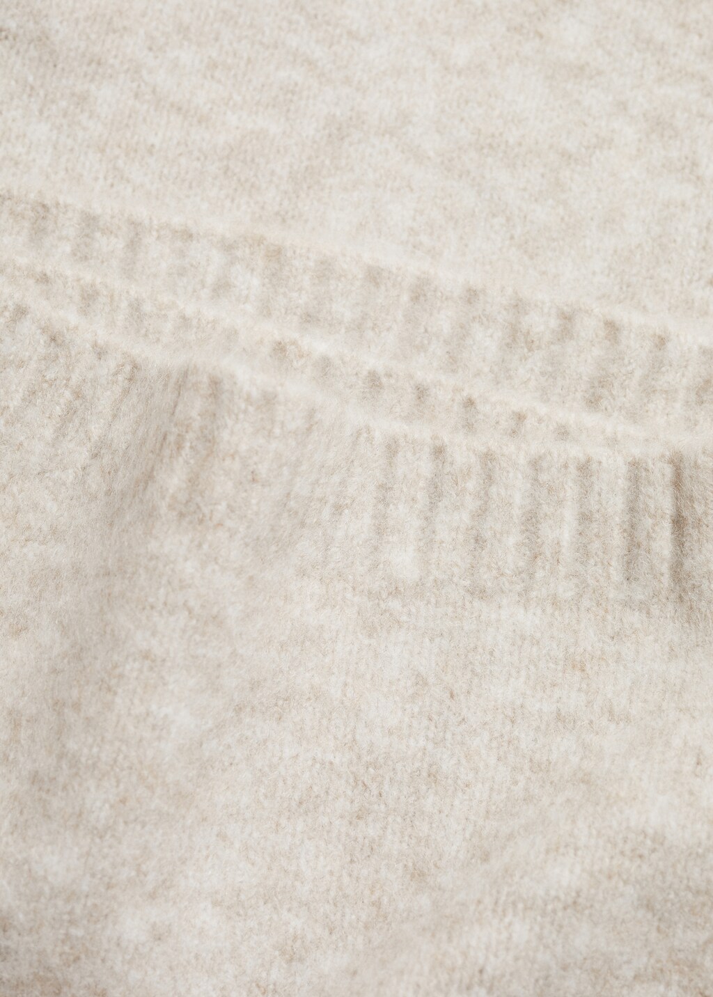 Long knitted trousers - Grey