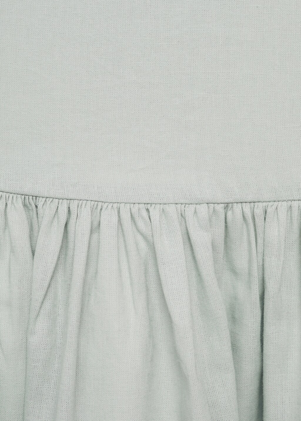 Bow linen dress - Blue