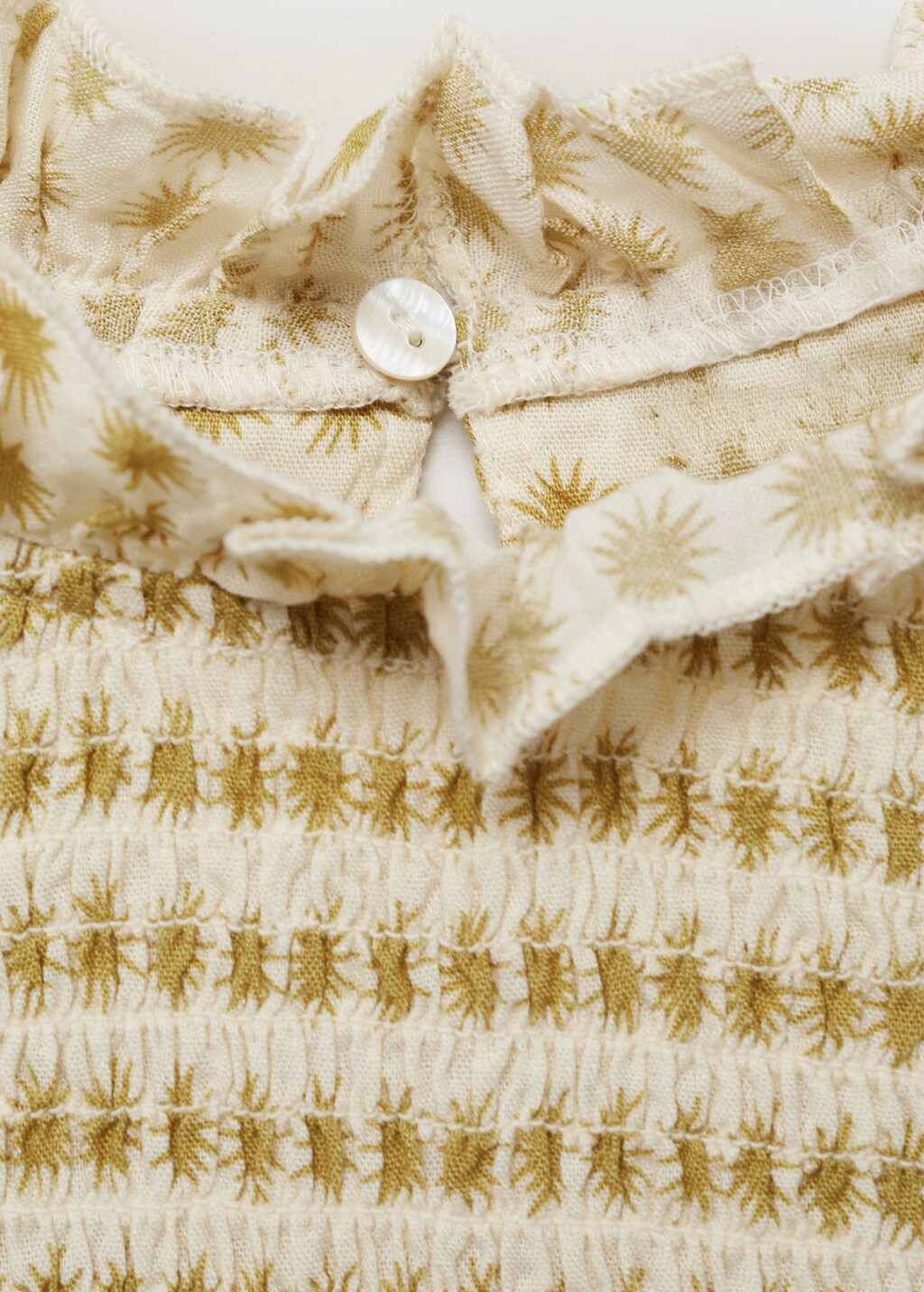 Ruffles printed blouse - Off White