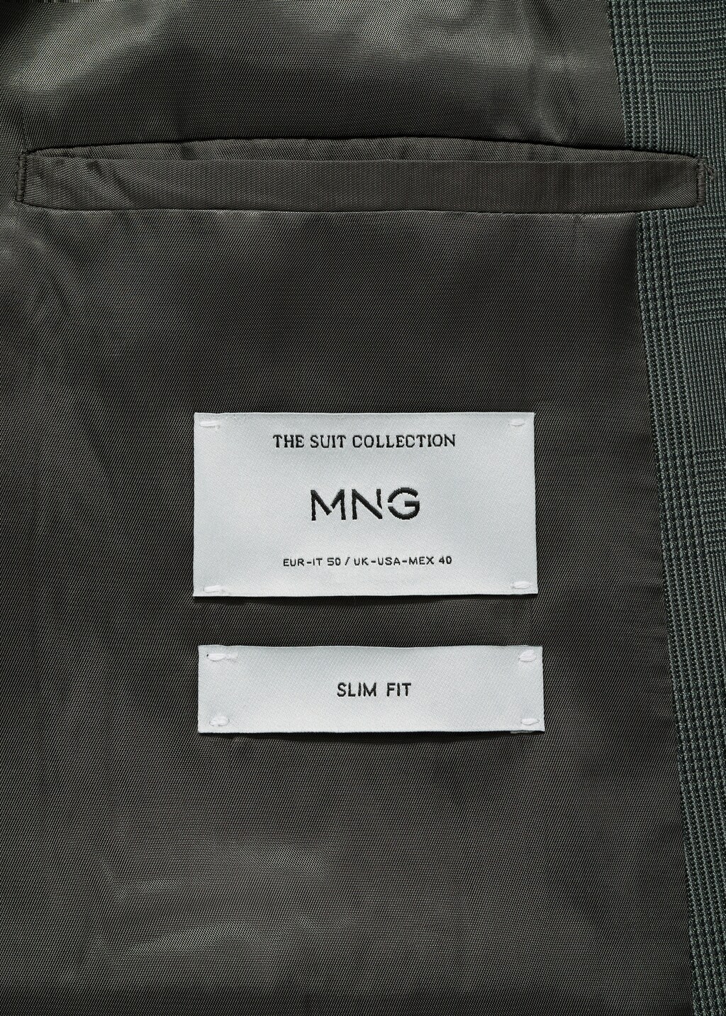 Milan slim-fit suit jacket - Grey