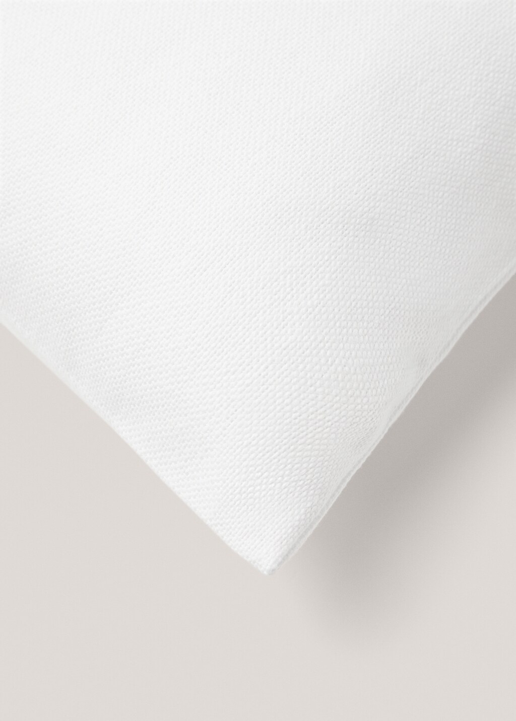 100% plain cotton cushion cover 45x45cm - Sand