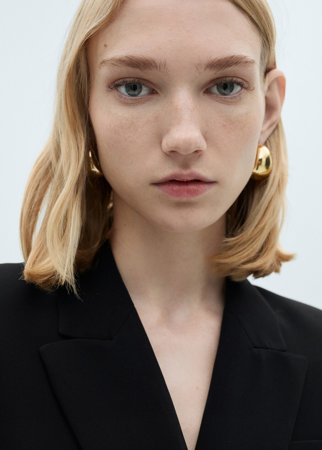 Belted blazer dress - Black