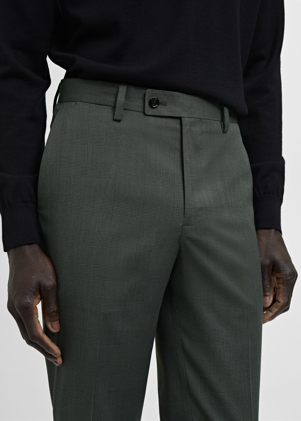 Milan slim-fit suit trousers - Grey