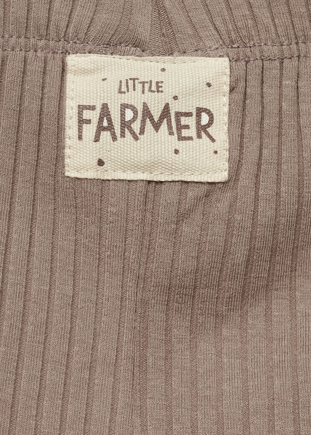 Ribbed leggings - Medium Brown