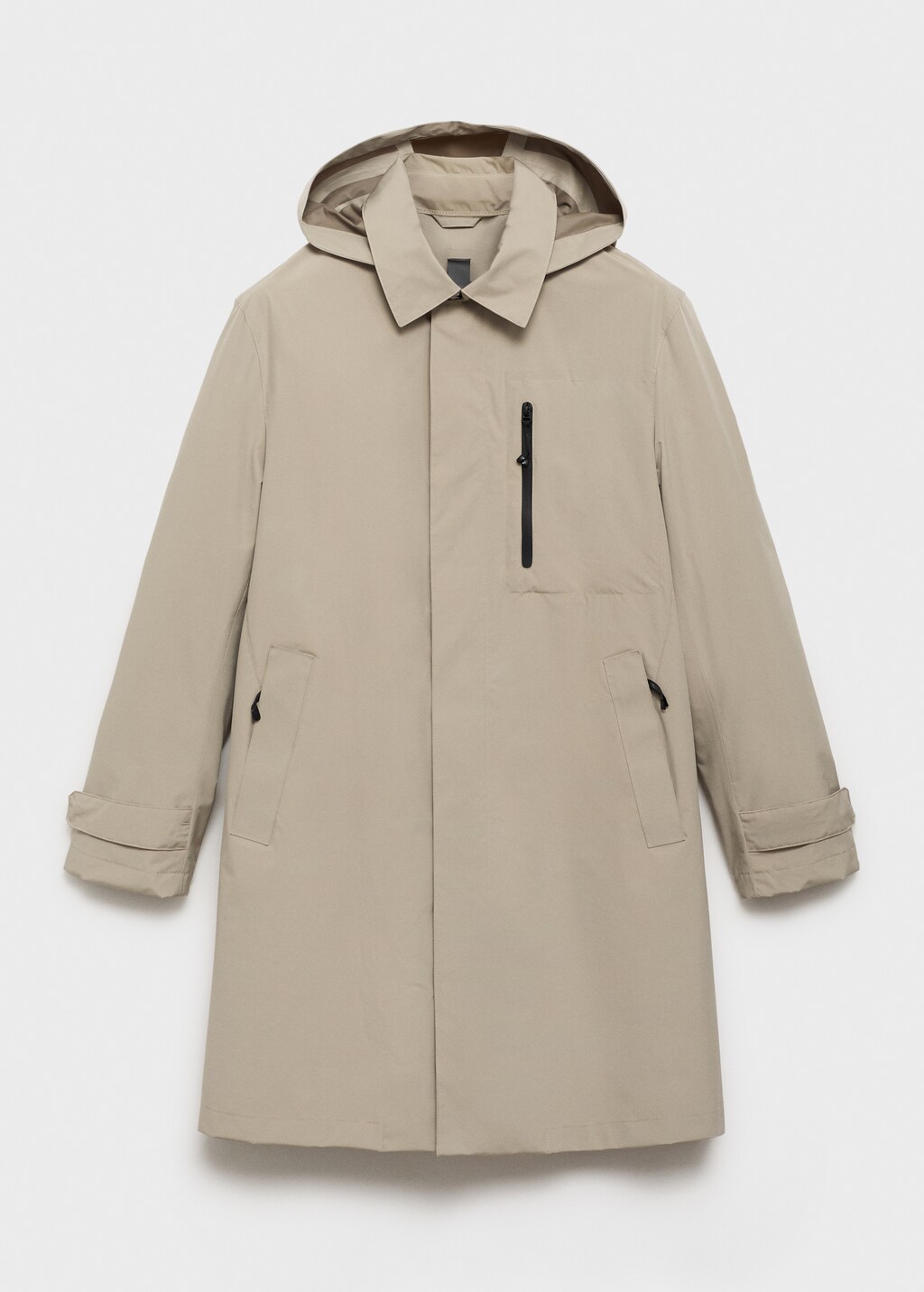 COOLMAX® technology waterproof parka - Sand