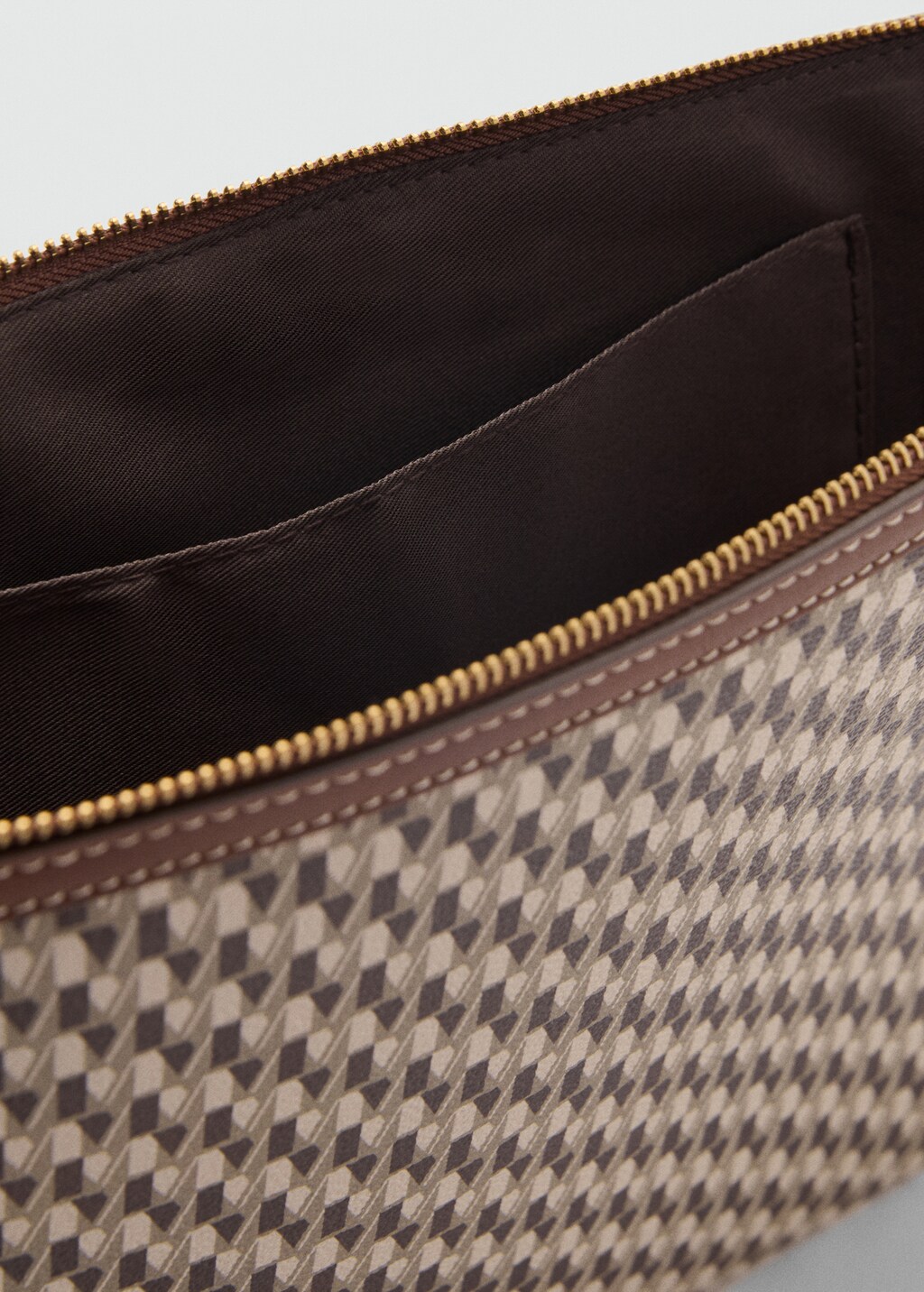 Logo laptop case - Leather