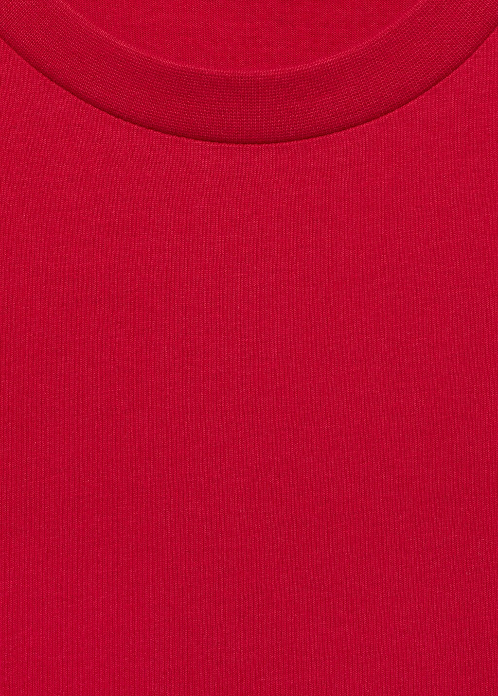 100% cotton slim-fit t-shirt - Red