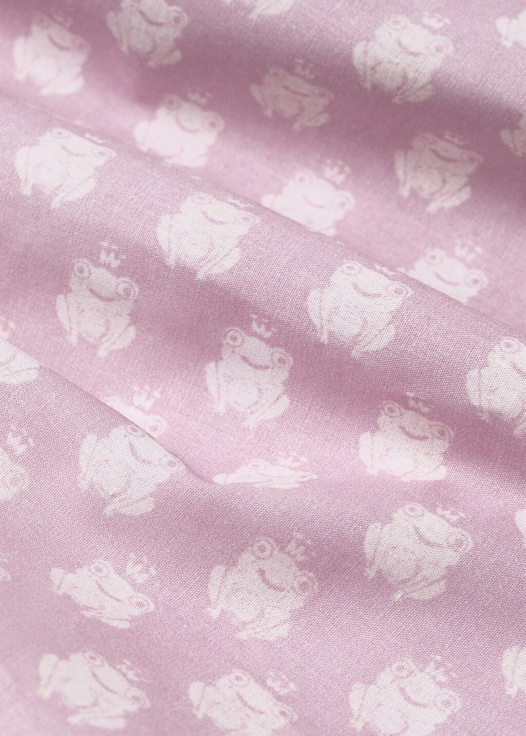 Cotton percale reversible children's duvet cover for 90cm bed - Aqua Green