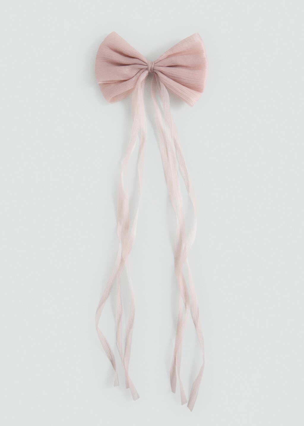 Bow hairclip - Pale Pink