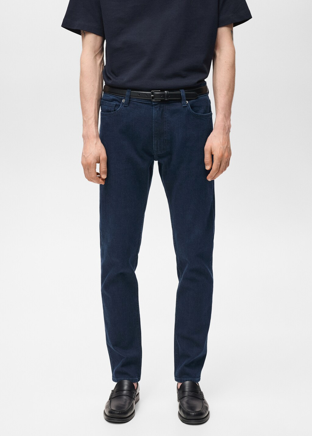 Slim fit black Jan jeans - Black denim