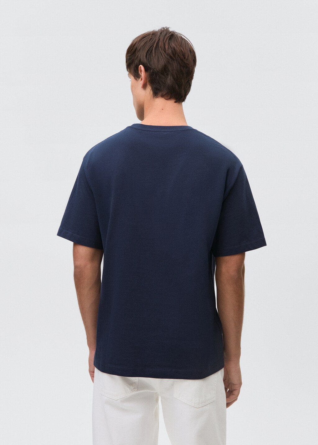 Essential cotton T-shirt - Dark Navy