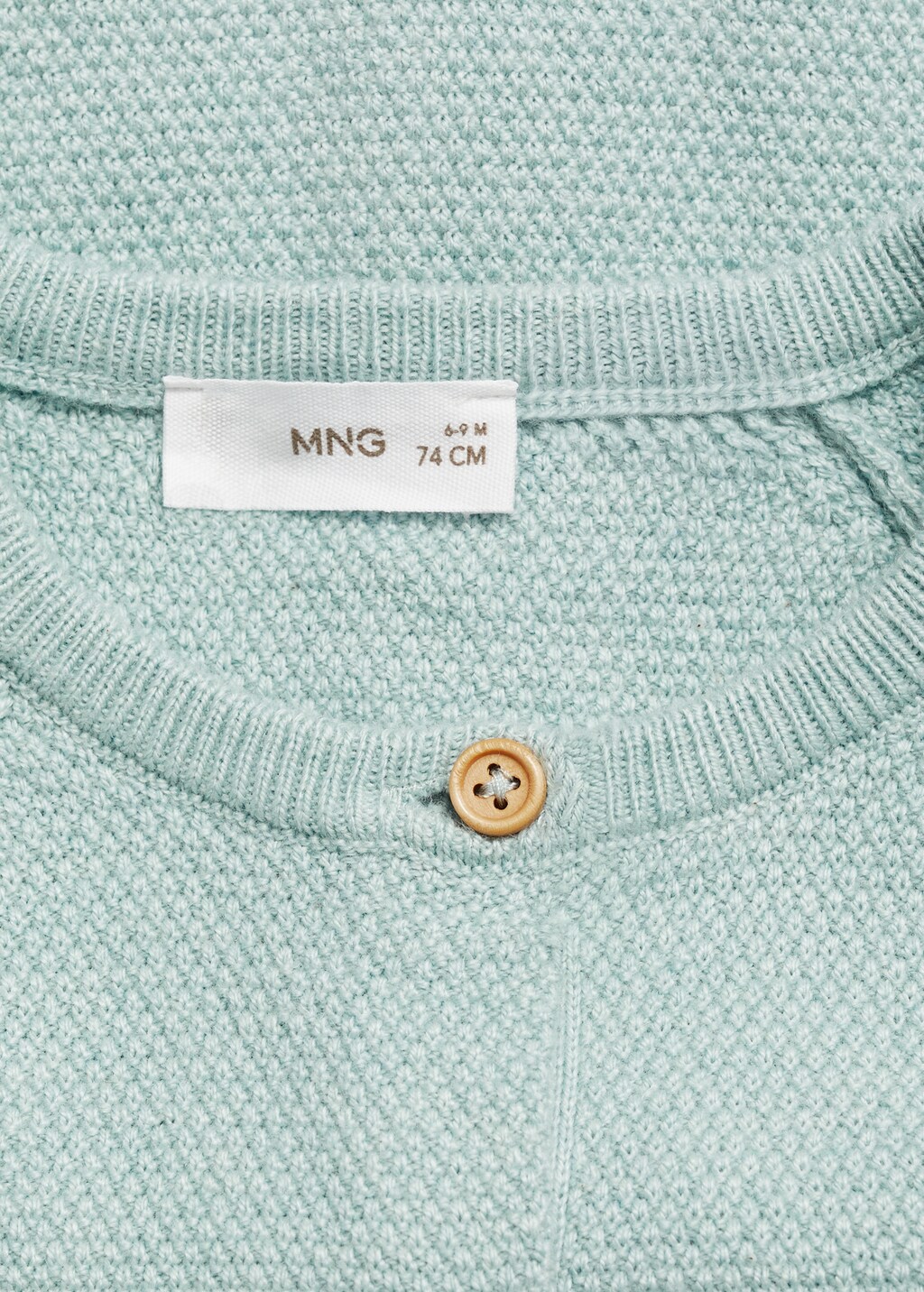 Knit cardigan - Aqua Green